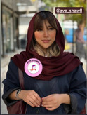 خرید و قیمت شال بافت زنانه زرشکی ساده تک رنگ