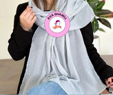 خرید شال نخ پنبه شیک ساده