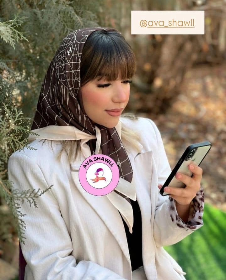 خرید و قیمت مینی اسکارف دخترانه موکا
