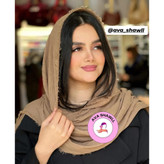 خرید شال دورریش ساده پلیسه