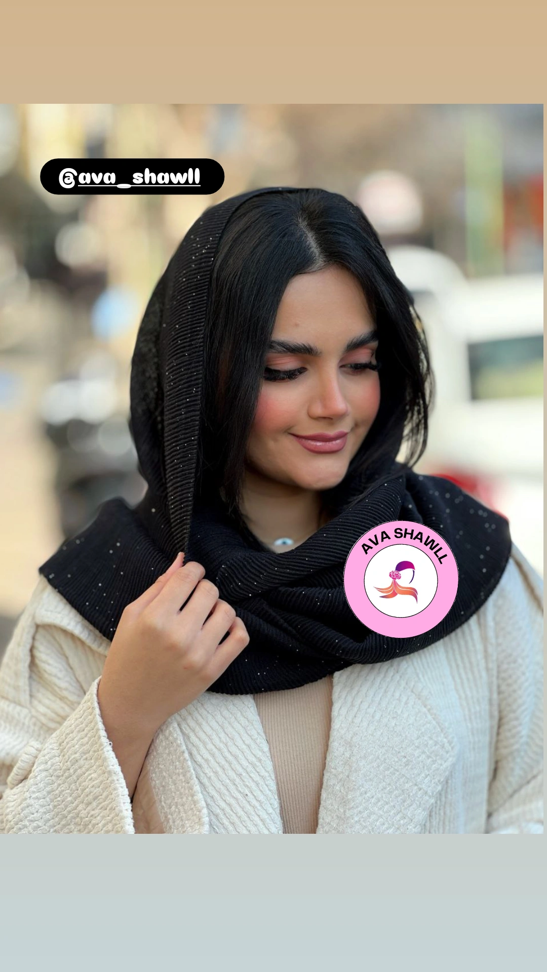 خرید شال اکلیلی رنگارنگ