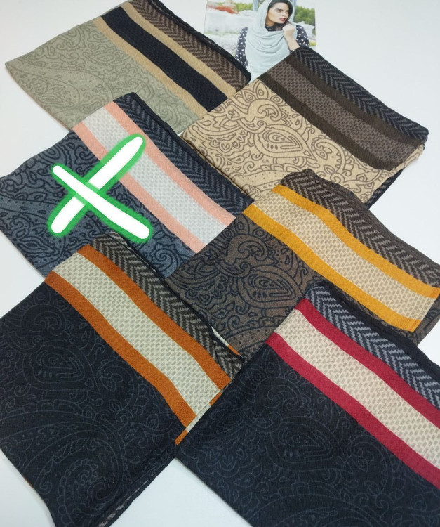 روسری نخی با کیفیت بالا در تنوع رنگ و طرح خرید و قیمت