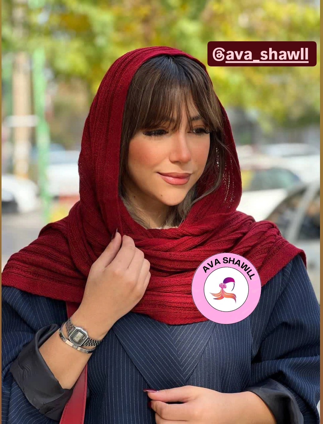 خرید و قیمت شال بافت ساده رنگی