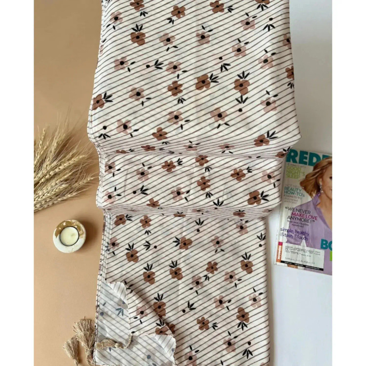 خرید شال نخی طرحدار زنانه خاص