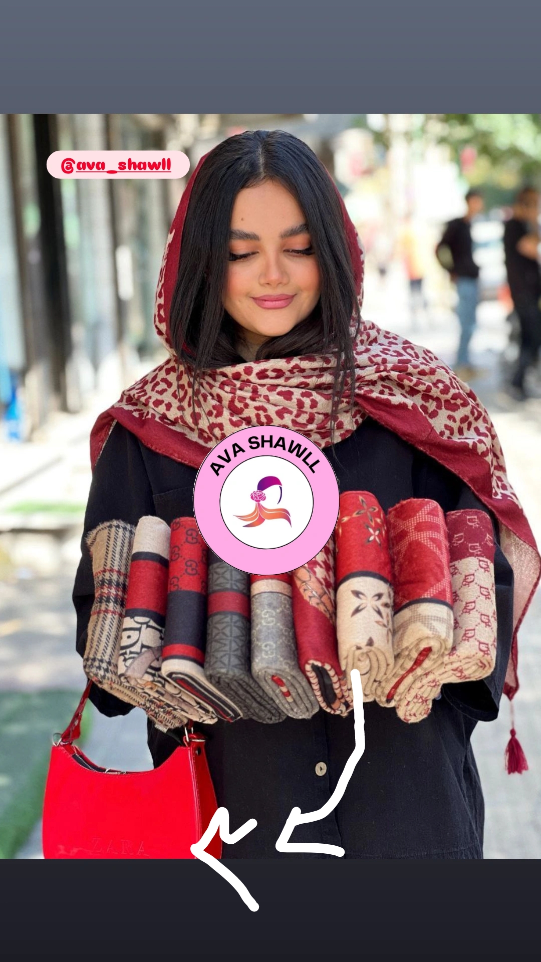 خرید اینترنتی شال مخمل سبک پاییزه
