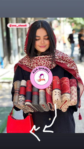 خرید اینترنتی شال مخمل سبک پاییزه