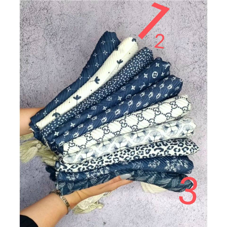 خرید آنلاین شال نخی پلیسع گل دار