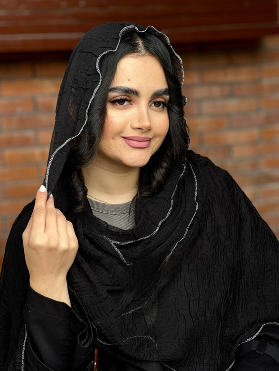 خرید شال حریر موجی