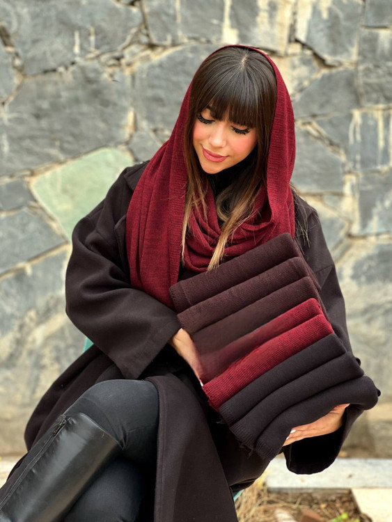 خرید و قیمت شال بافت زمستانه