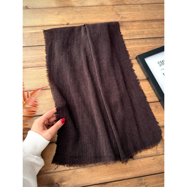 خرید اینترنتی شال دورریش پلیسه