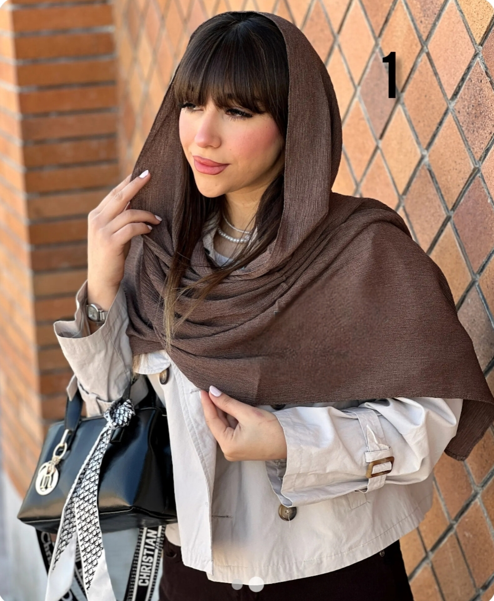 قیمت و خرید شال زنانه مدل کنفی