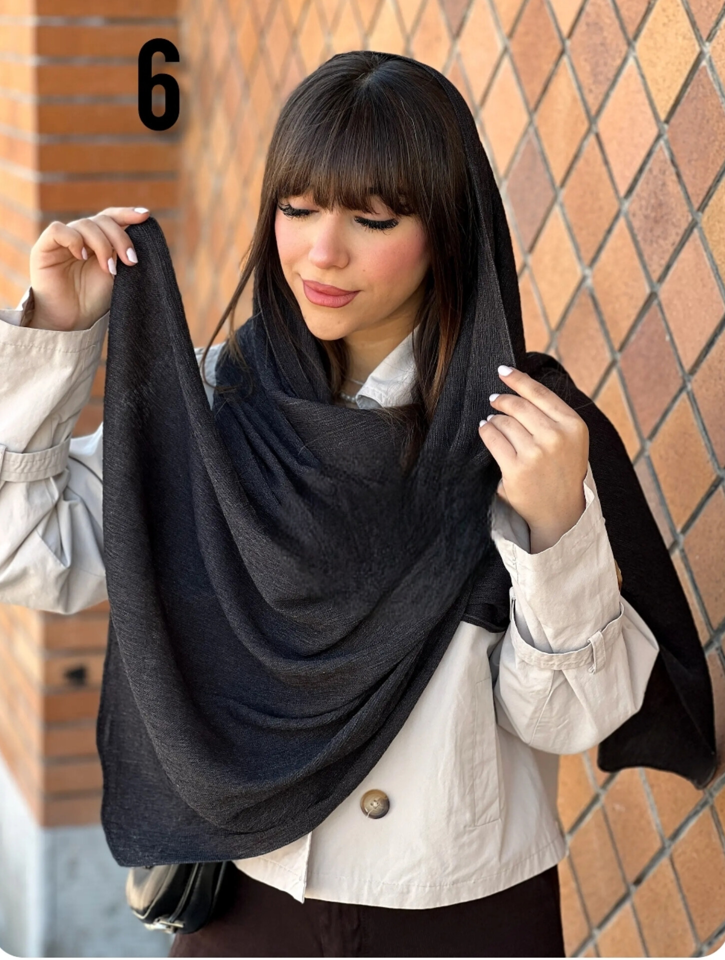 مدل شال کنفی شیک زنانه