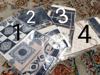 خرید و قیمت مینی اسکارف نخی زنانه سرمه ای