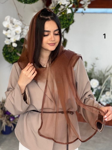 خرید و قیمت شال تور قهوه ای