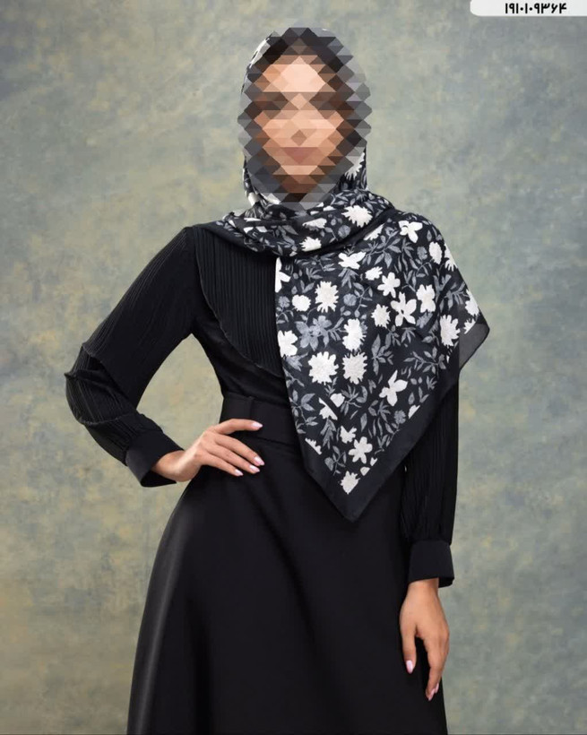 خرید روسری نخی قواره 120 درجه یک زنانه