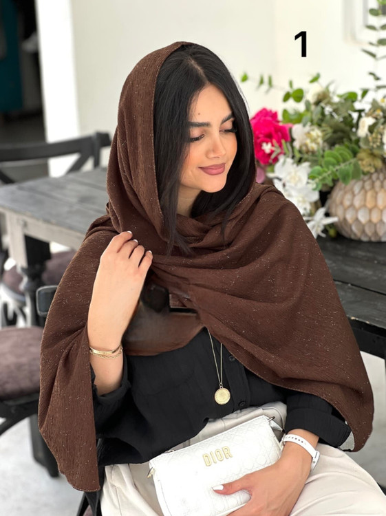 خرید شال شاین سرمه ای شیک و ارزان