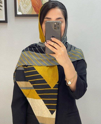 روسری نخی قواره صد زنانه و دخترانه طرحدار شیک