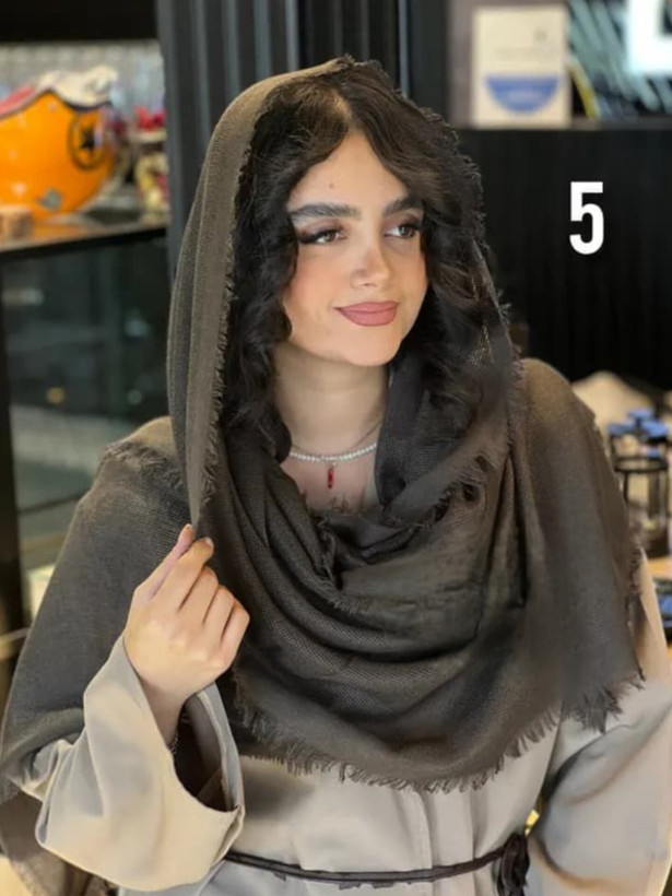 خرید و قیمت شال دورریش نخی حصیری