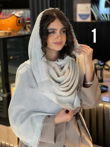 شال حصیری دورریش دلیسا تک رنگ شیک تابستانه