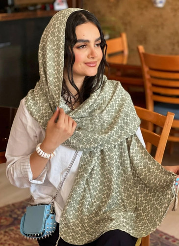 شال برشکا لمه طرحدار دخترانه 💚