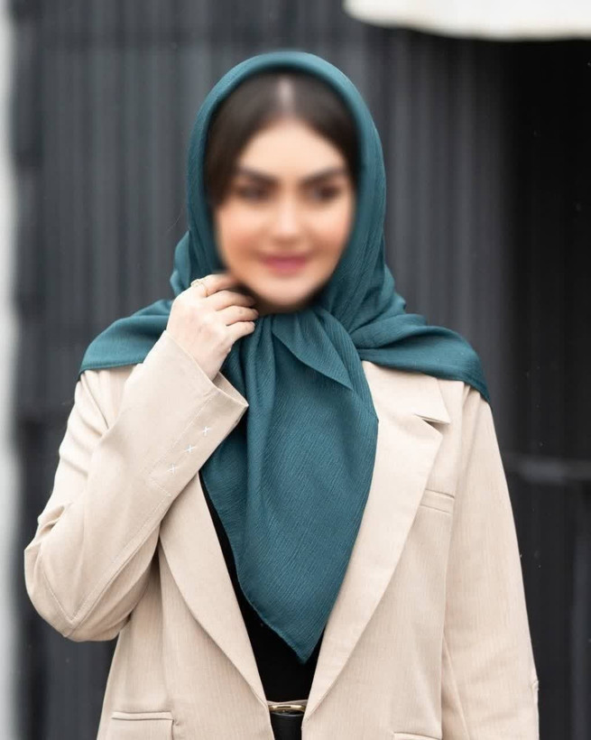 خرید روسری سبز شیک